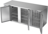 BB78HC-F-S | 78" Solid Doors Food Rated Back Bar in Stainless Steel