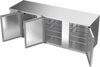BB94HC-S | 94" Solid Doors Back Bar in Stainless Steel BB94HC-S | 94" Solid Doors Back Bar in Stainless Steel