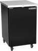 BB24HC-1-B | 24" Solid Door Back Bar in Black