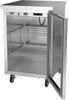 BB24HC-1-FG-S | 24" Glass Door Food Rated Back Bar in Stainless Steel