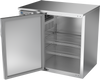 BBN36HC-F-S | 36" Narrow Depth Solid Door Food Rated Back Bar in Stainless Steel