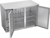 BBN48HC-F-S | 48" Narrow Depth Solid Doors Food Rated Back Bar in Stainless Steel BBN48HC-F-S | 48" Narrow Depth Solid Doors Food Rated Back Bar in Stainless Steel