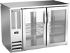 BBN48HC-G-PT-S | 48" Narrow Depth Glass Doors Pass-thru Back Bar in Stainless Steel BBN48HC-G-PT-S | 48" Narrow Depth Glass Doors Pass-thru Back Bar in Stainless Steel