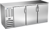 BBN72HC-PT-S | 72" Narrow Depth Solid Doors Pass-thru Back Bar in Stainless Steel BBN72HC-PT-S | 72" Narrow Depth Solid Doors Pass-thru Back Bar in Stainless Steel