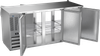 BBN72HC-PT-S | 72" Narrow Depth Solid Doors Pass-thru Back Bar in Stainless Steel