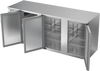BBN78HC-F-S | 78" Narrow Depth Solid Doors Food Rated Back Bar in Stainless Steel BBN78HC-F-S | 78" Narrow Depth Solid Doors Food Rated Back Bar in Stainless Steel