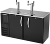 DDN58HC-B | 58" Narrow Depth Direct Draw Dispenser in Black