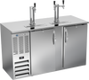 DDN58HC-S | 58" Narrow Depth Direct Draw Dispenser in Stainless Steel