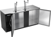 DDN68HC-B | 68" Narrow Depth Direct Draw Dispenser in Black
