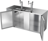 DDN68HC-S | 68" Narrow Depth Direct Draw Dispenser in Stainless Steel