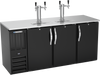DDN72HC-B | 72" Narrow Depth Direct Draw Dispenser in Black