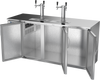 DDN72HC-S | 72" Narrow Depth Direct Draw Dispenser in Stainless Steel
