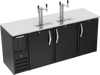DDN78HC-B | 78" Narrow Depth Direct Draw Dispenser in Black