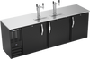 DDN94HC-B | 94" Narrow Depth Direct Draw Dispenser in Black