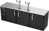 DDN94HC-B | 94" Narrow Depth Direct Draw Dispenser in Black