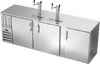 DDN94HC-S | 94" Narrow Depth Direct Draw Dispenser in Stainless Steel