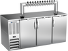 DD72HC-S-12T | 72" Twelve Tap Direct Draw Dispenser in Stainless Steel