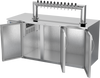 DD72HC-S-12T | 72" Twelve Tap Direct Draw Dispenser in Stainless Steel