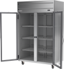 HF2HC-1G | Horizon Top Mount Glass Double Door Reach-In Freezer