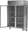 HR2HC-1G | Horizon Top Mount Glass Double Door Reach-In Refrigerator