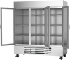 HBR72HC-1-G | Horizon Bottom Mount Glass Door Reach-In Refrigerator