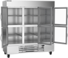 HBR72HC-1-HG | Horizon Bottom Mount Half Glass Door Reach-In Refrigerator
