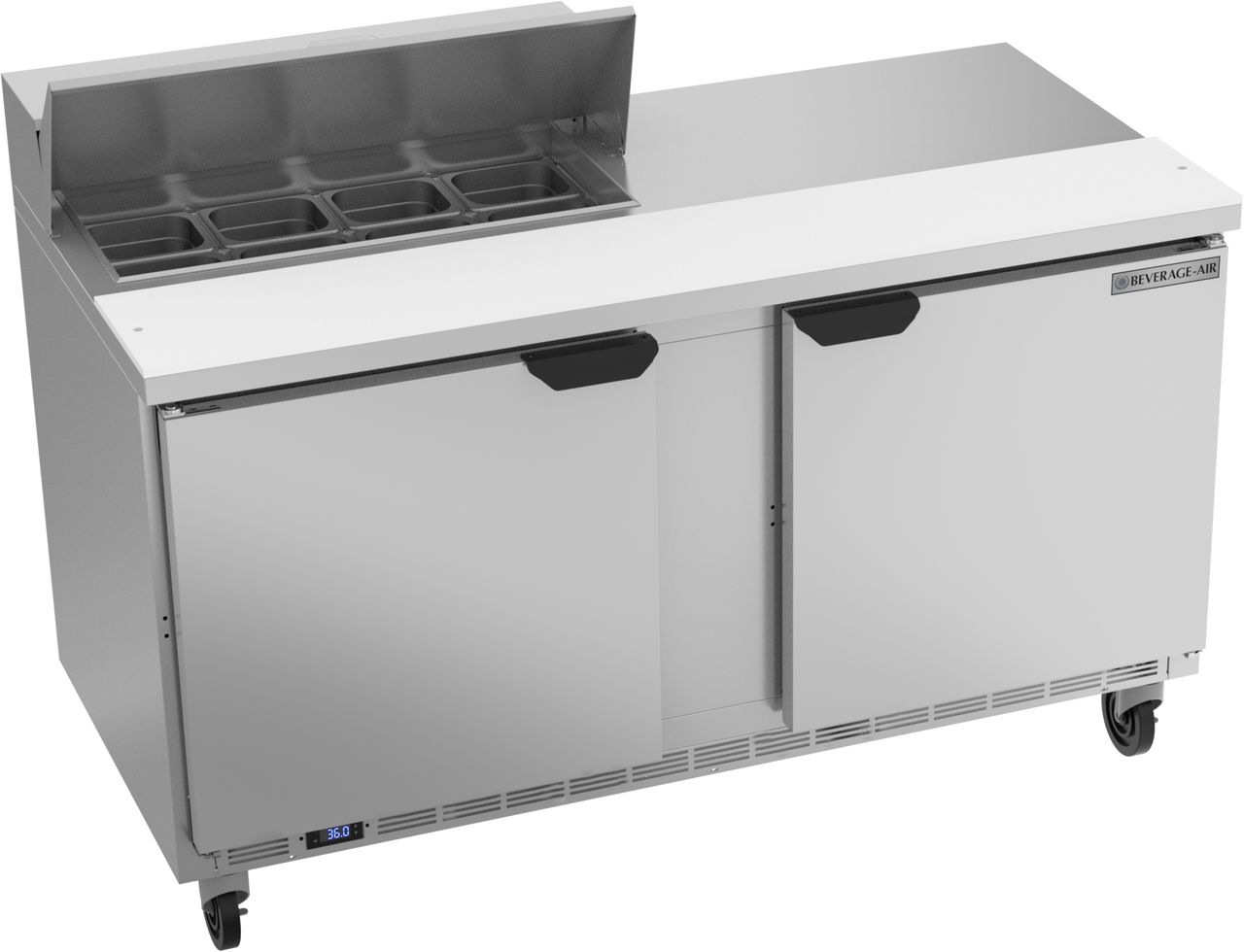 SPE60HC-08 | 60" Sandwich Prep Table Two Door Standard Top