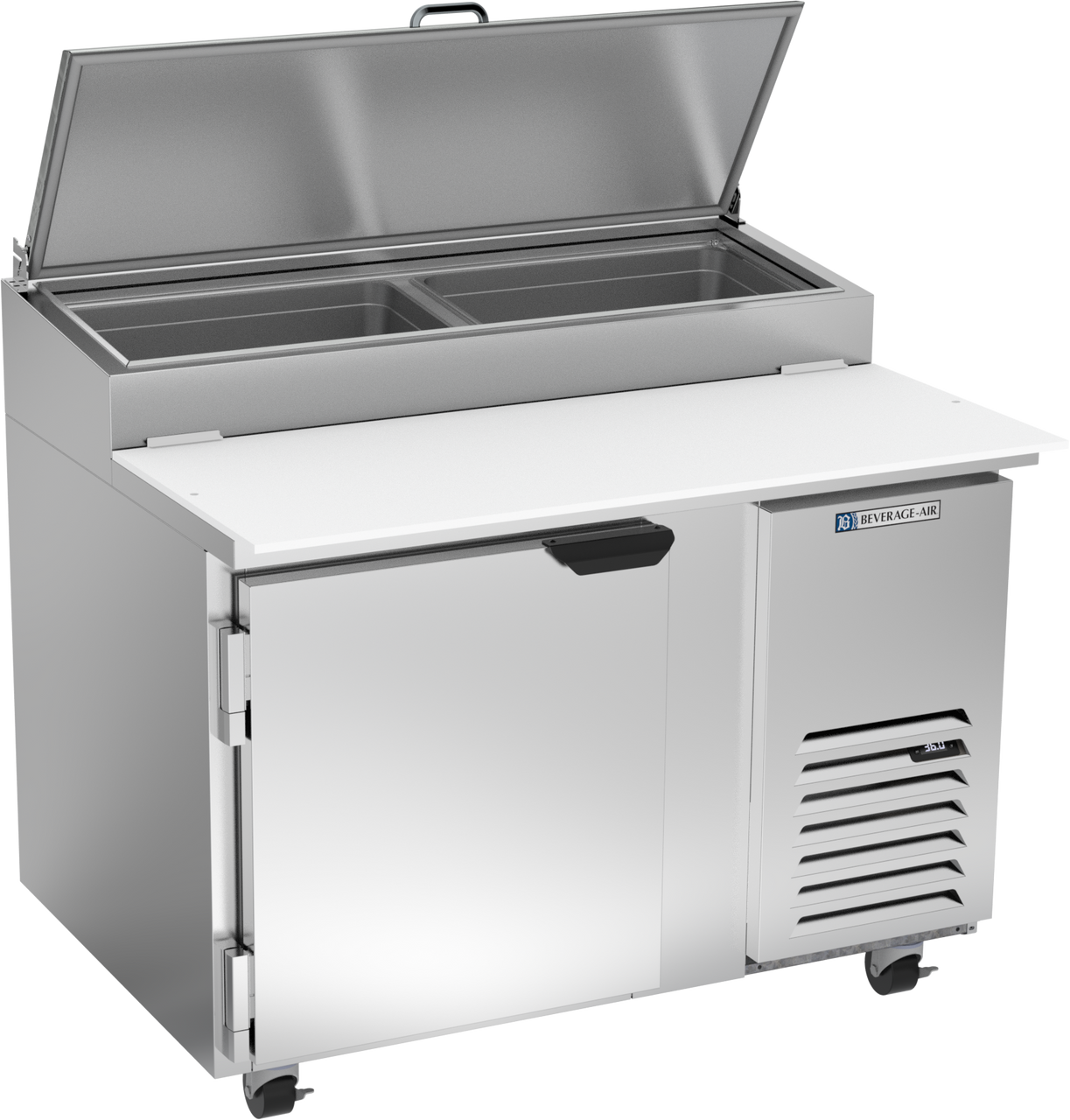 DP46HC | 46" One Door Pizza Prep Table