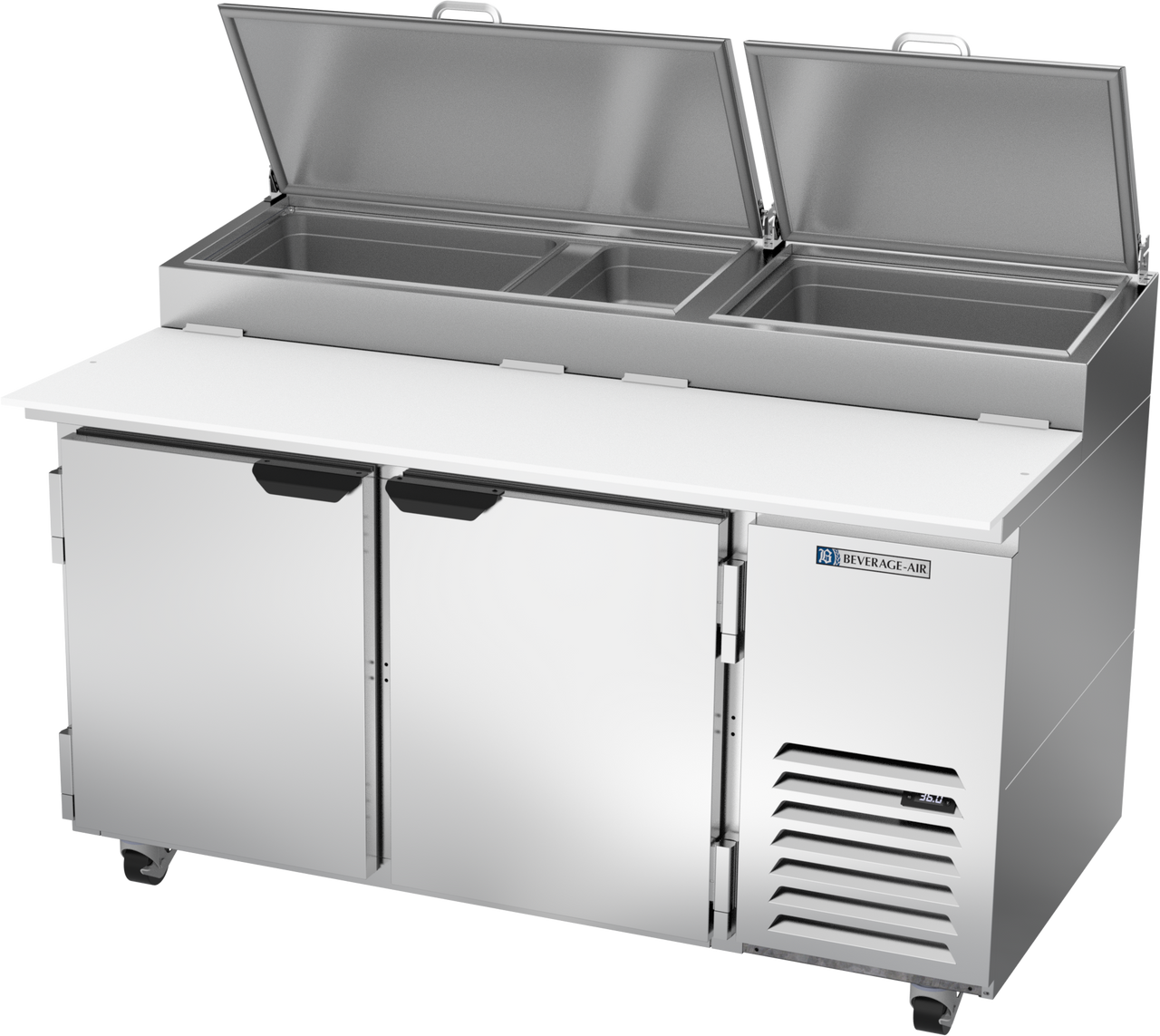 DP60HC | 60" Two Door Pizza Prep Table