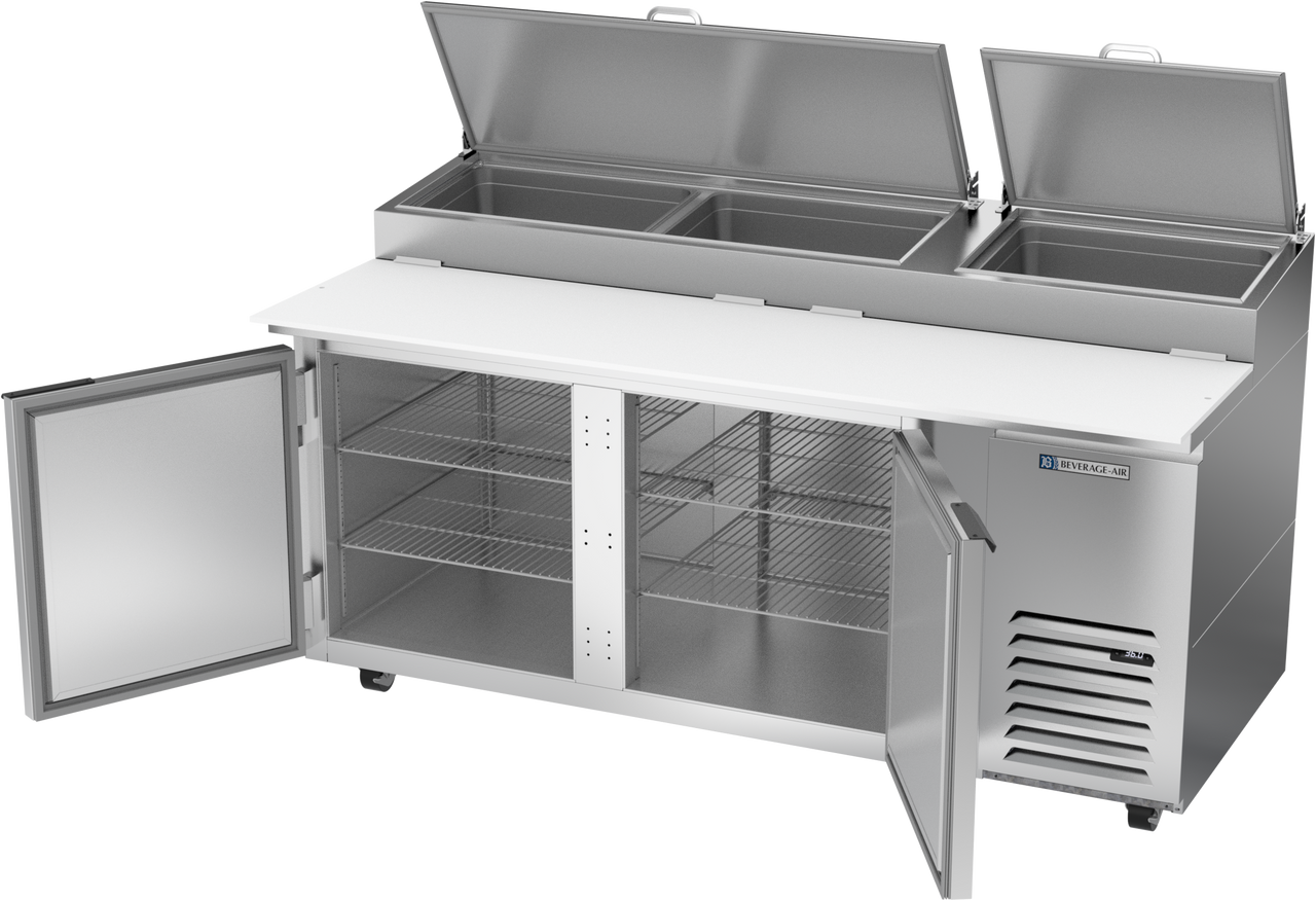 DP72HC | 72" Two Door Pizza Prep Table