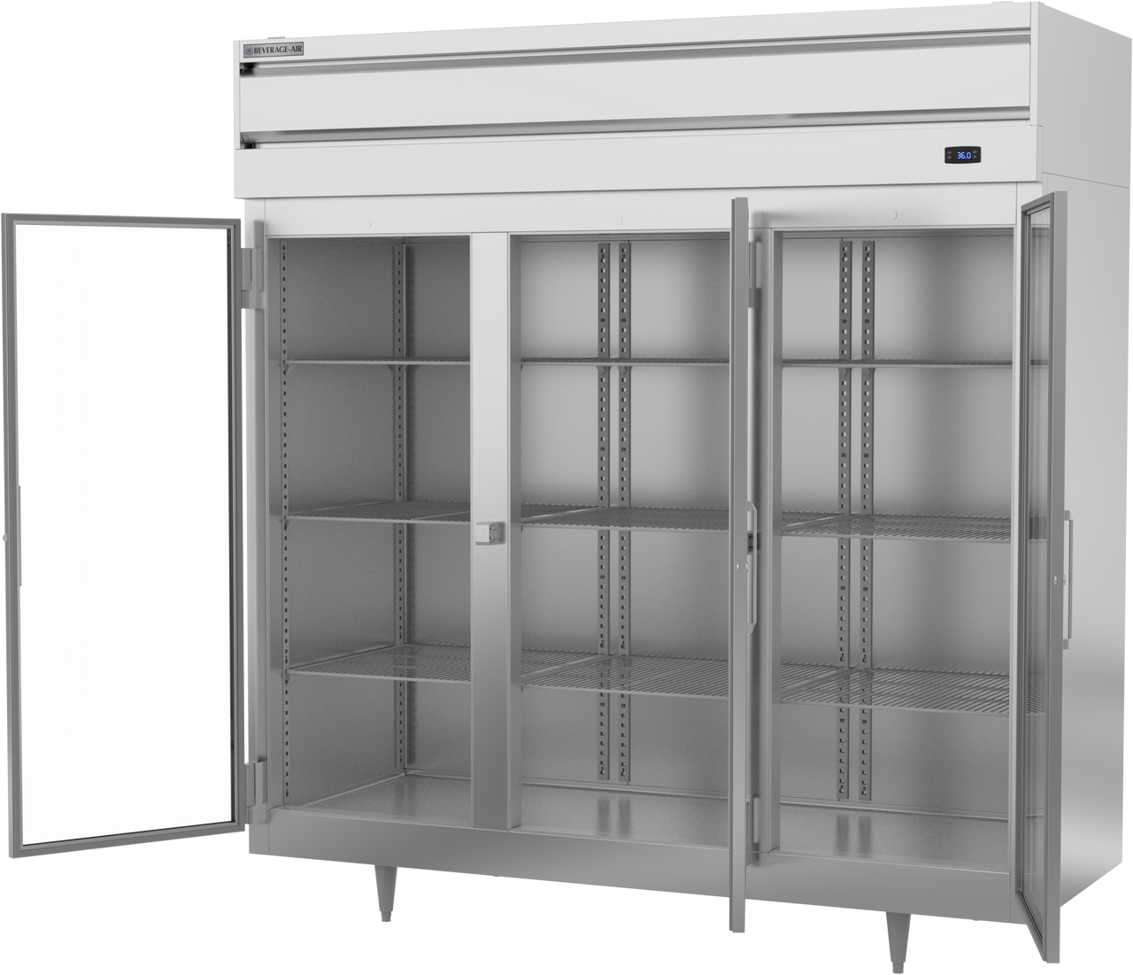 PR3HC-1BG | P Series Glass Door Reach-In Refrigerator