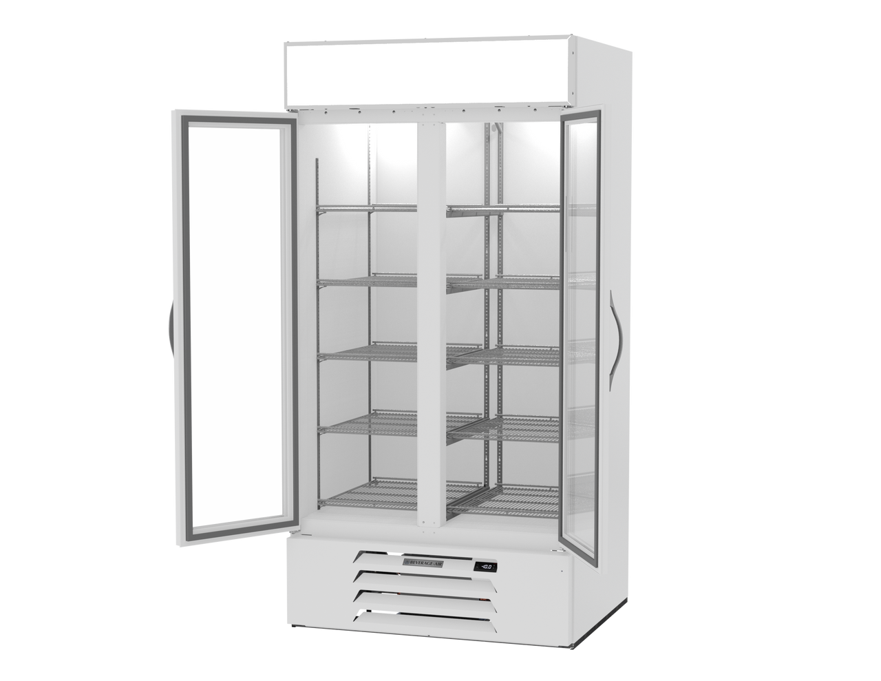 MMF35HC-1-W | MarketMax Glass Door Merchandiser Freezer in White