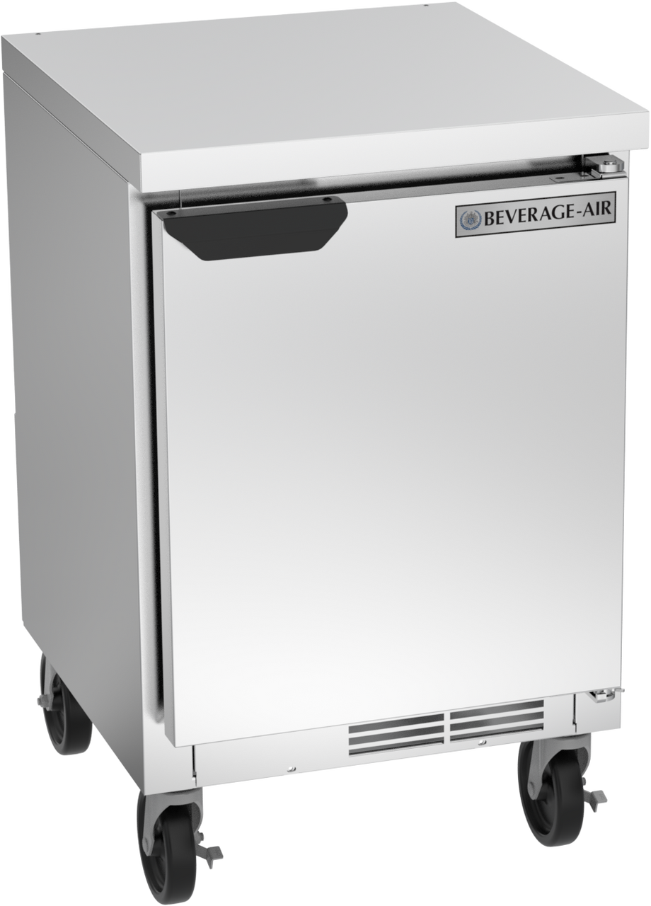 WTR20HC-FLT | 20" Worktop One Door Refrigerator Shallow Depth with Flat Top