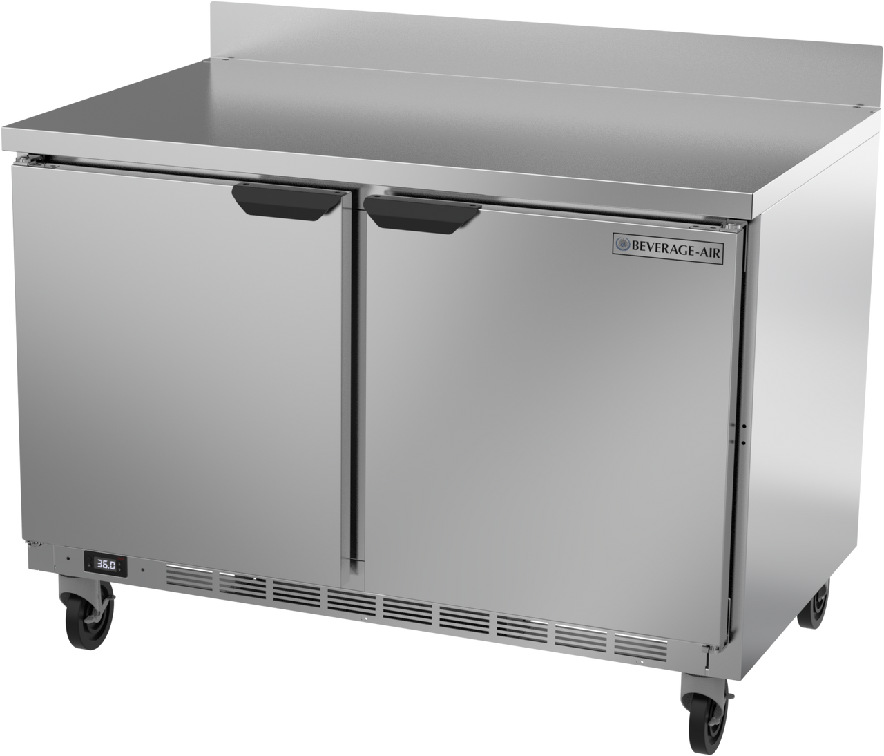 WTR48AHC | 48" Worktop Two Door Refrigerator