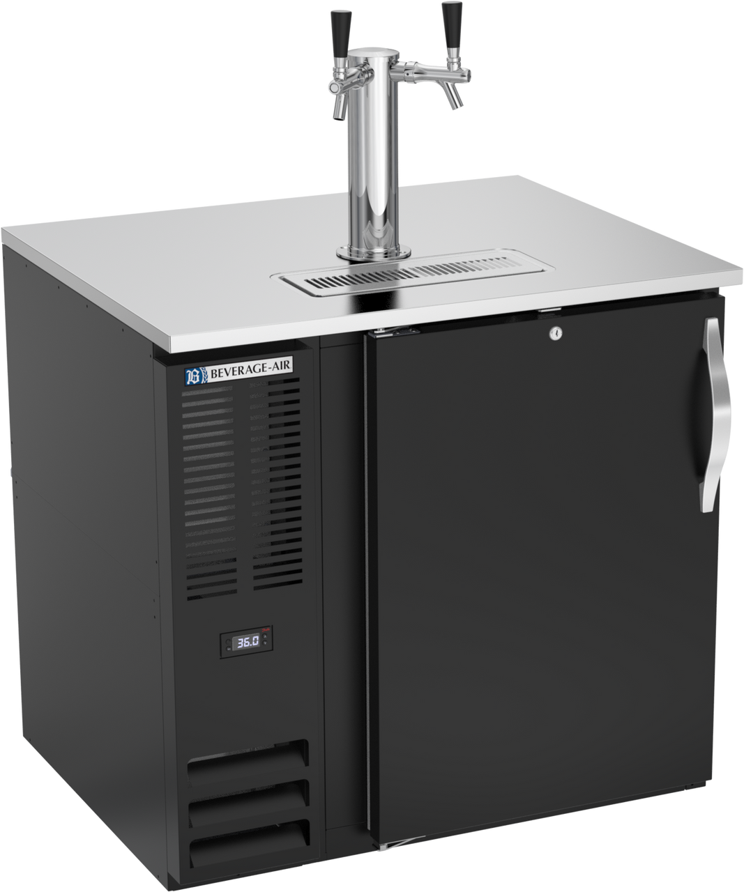 DD36HC-B | 36" Direct Draw Dispenser in Black