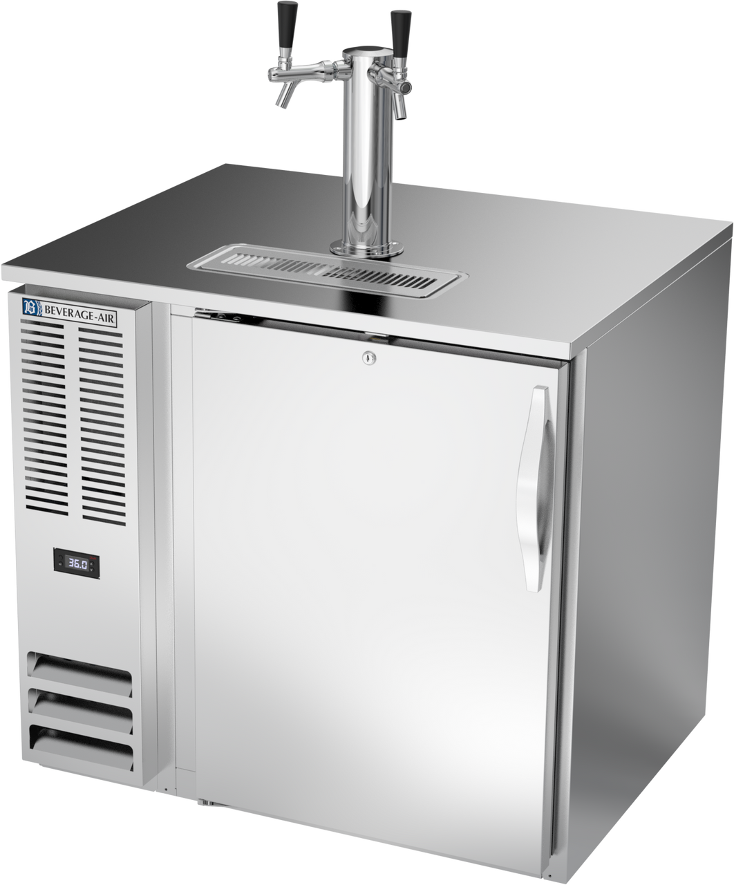 DD36HC-S | 36" Direct Draw Dispenser in Stainless Steel