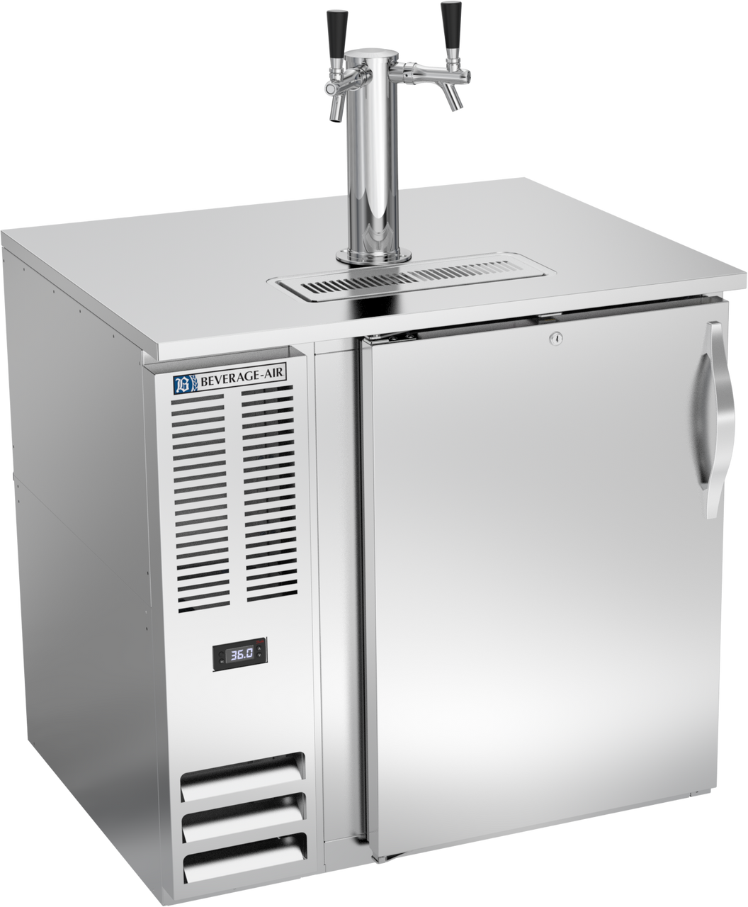 DD36HC-S | 36" Direct Draw Dispenser in Stainless Steel
