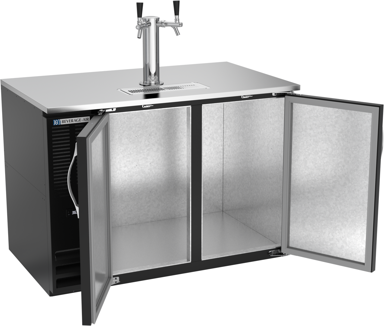 DD48HC-B | 48" Direct Draw Dispenser in Black