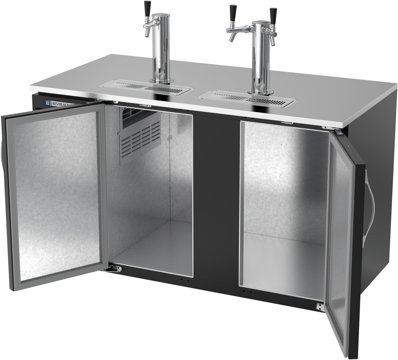 DD58HC-B | 58" Direct Draw Dispenser in Black