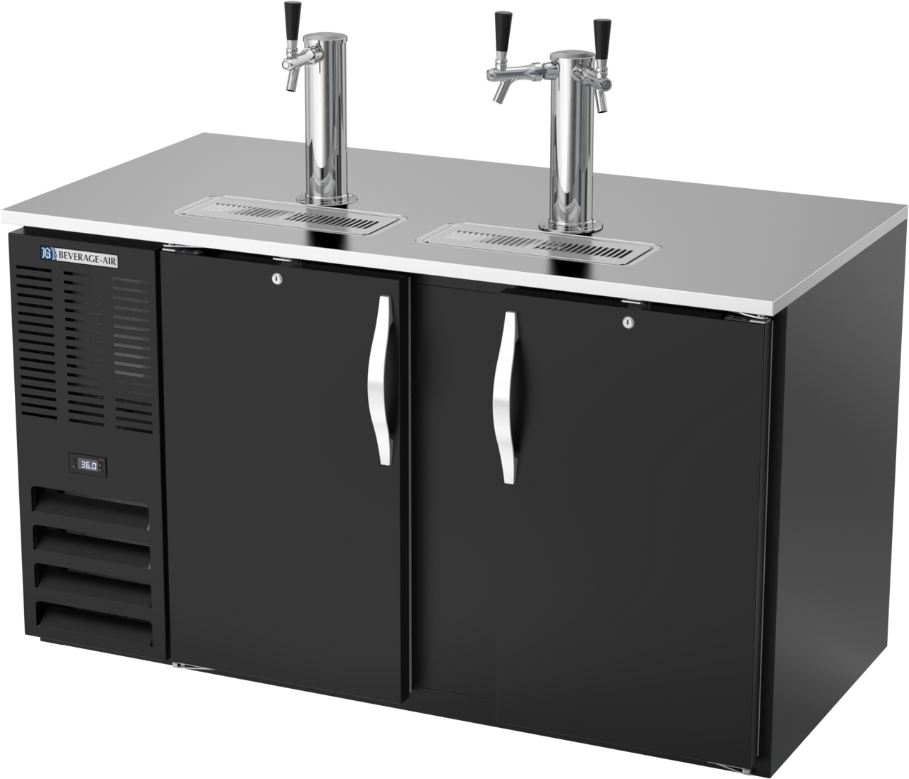 DD58HC-B | 58" Direct Draw Dispenser in Black