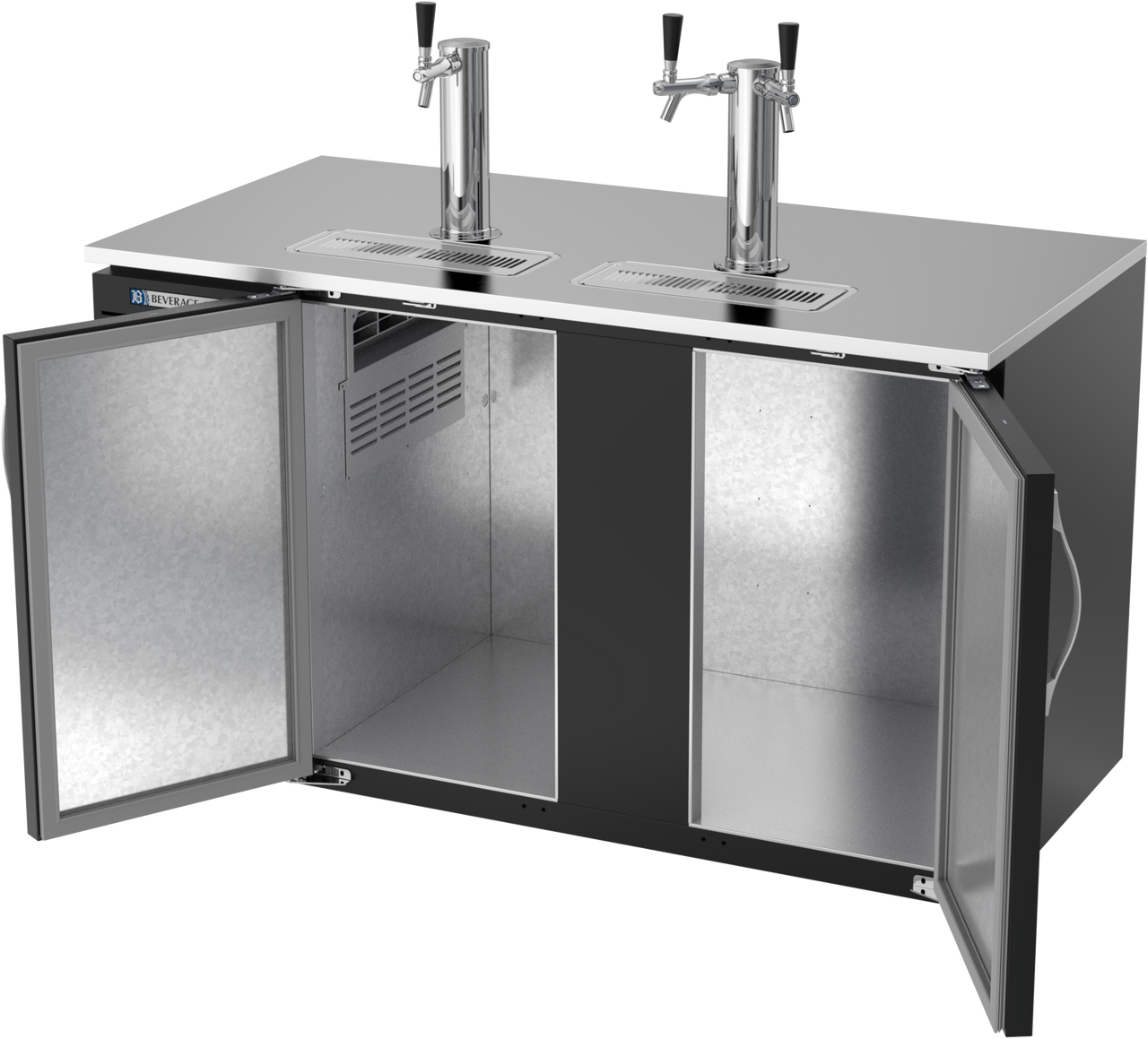 DD58HC-B | 58" Direct Draw Dispenser in Black