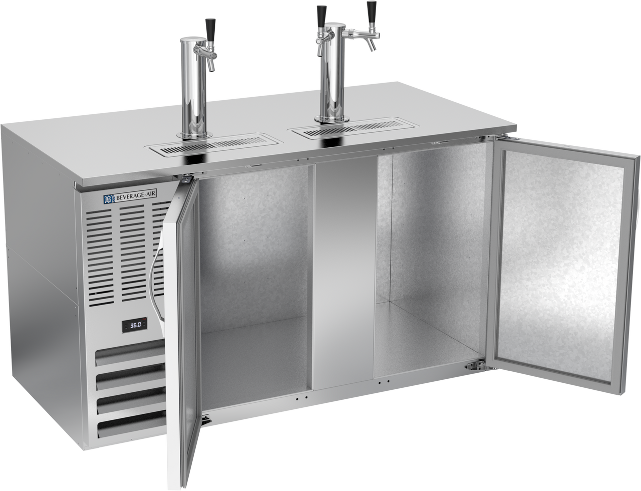 DD58HC-S | 58" Direct Draw Dispenser in Stainless Steel