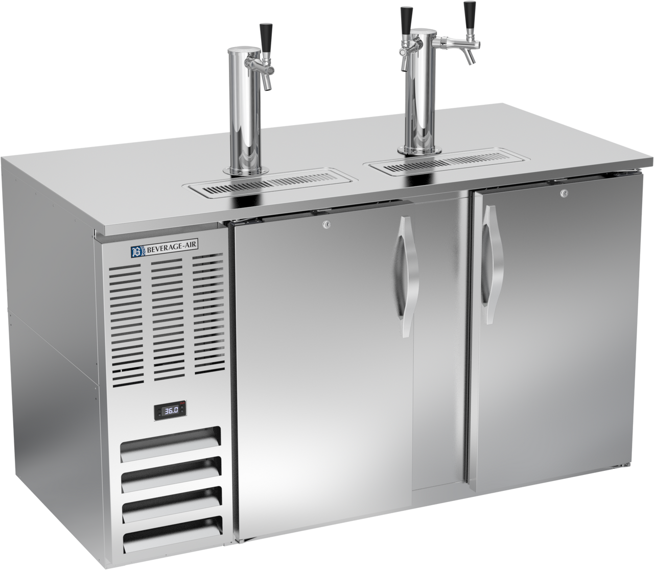 DD58HC-S | 58" Direct Draw Dispenser in Stainless Steel