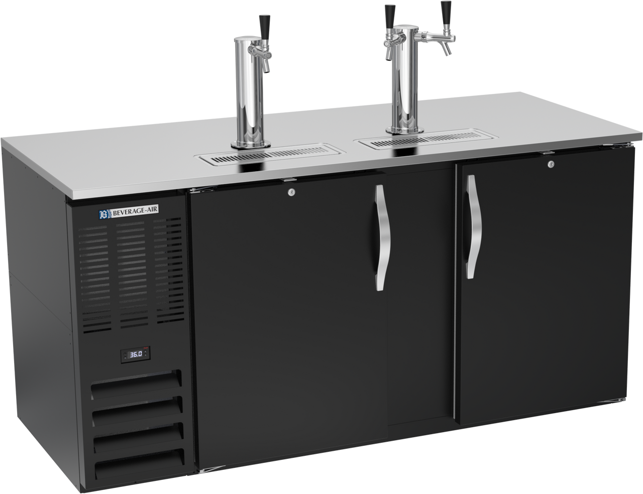 DD68HC-B | 68" Direct Draw Dispenser in Black