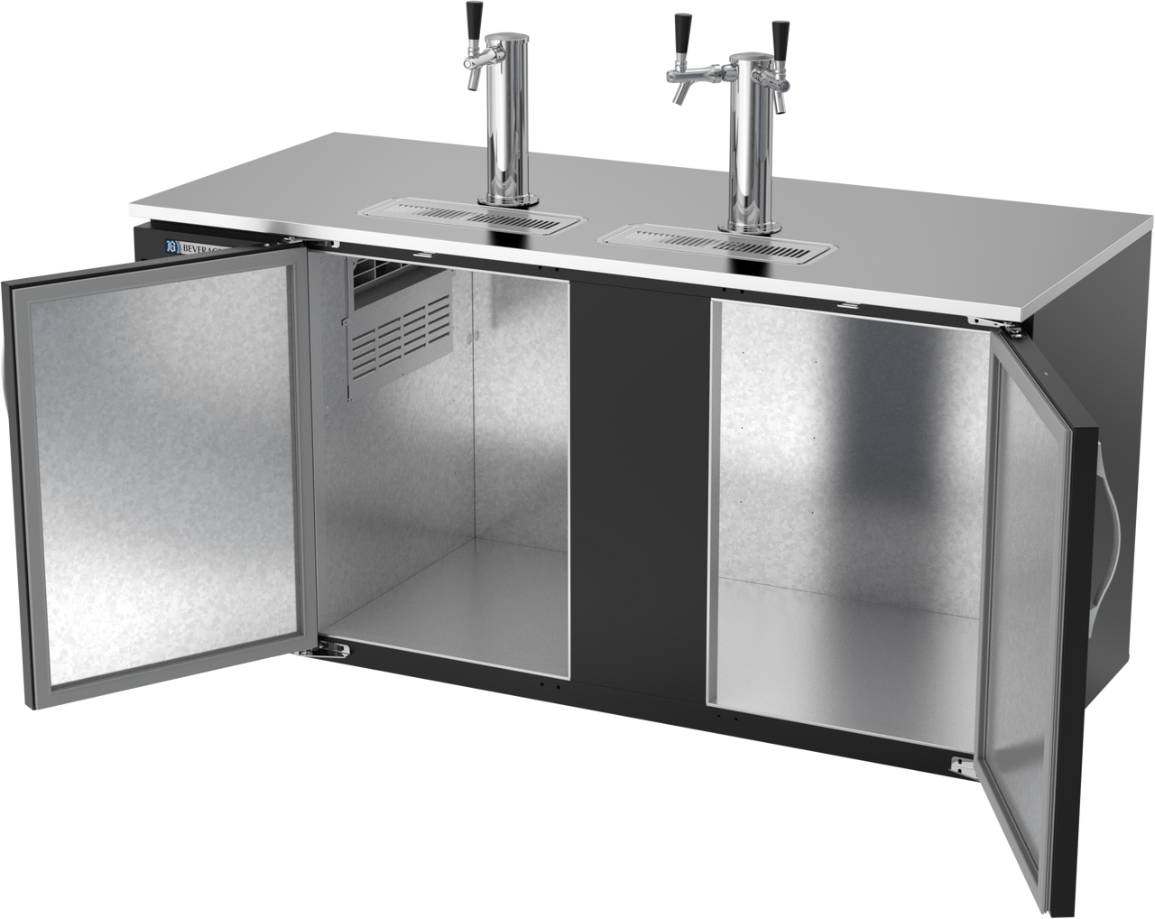 DD68HC-B | 68" Direct Draw Dispenser in Black