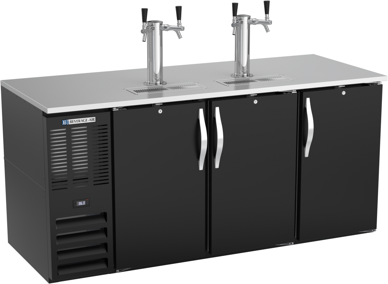 DD72HC-B | 72" Direct Draw Dispenser in Black