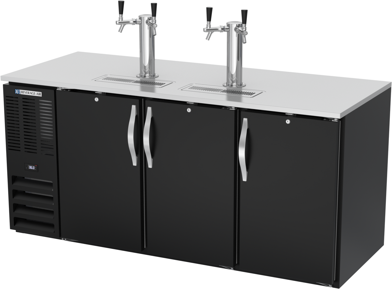 DD72HC-B | 72" Direct Draw Dispenser in Black