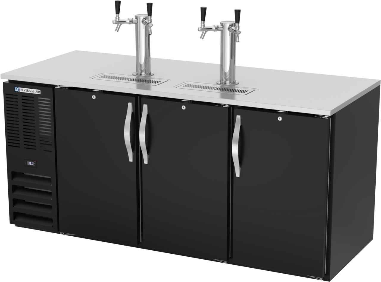 DD72HC-B | 72" Direct Draw Dispenser in Black