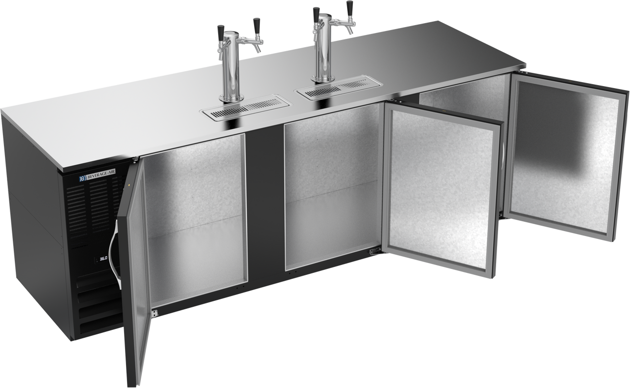 DD94HC-B | 94" Direct Draw Dispenser in Black