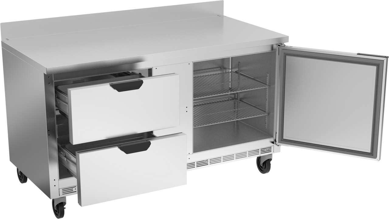 WTFD60AHC-2 | 60" Worktop Two Drawer One Door Freezer